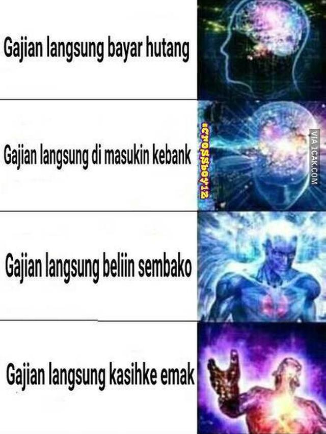 6 Meme Orang Habis Gajian Uangnya Cepat Habis Ini Kocak Hot Liputan6 Com