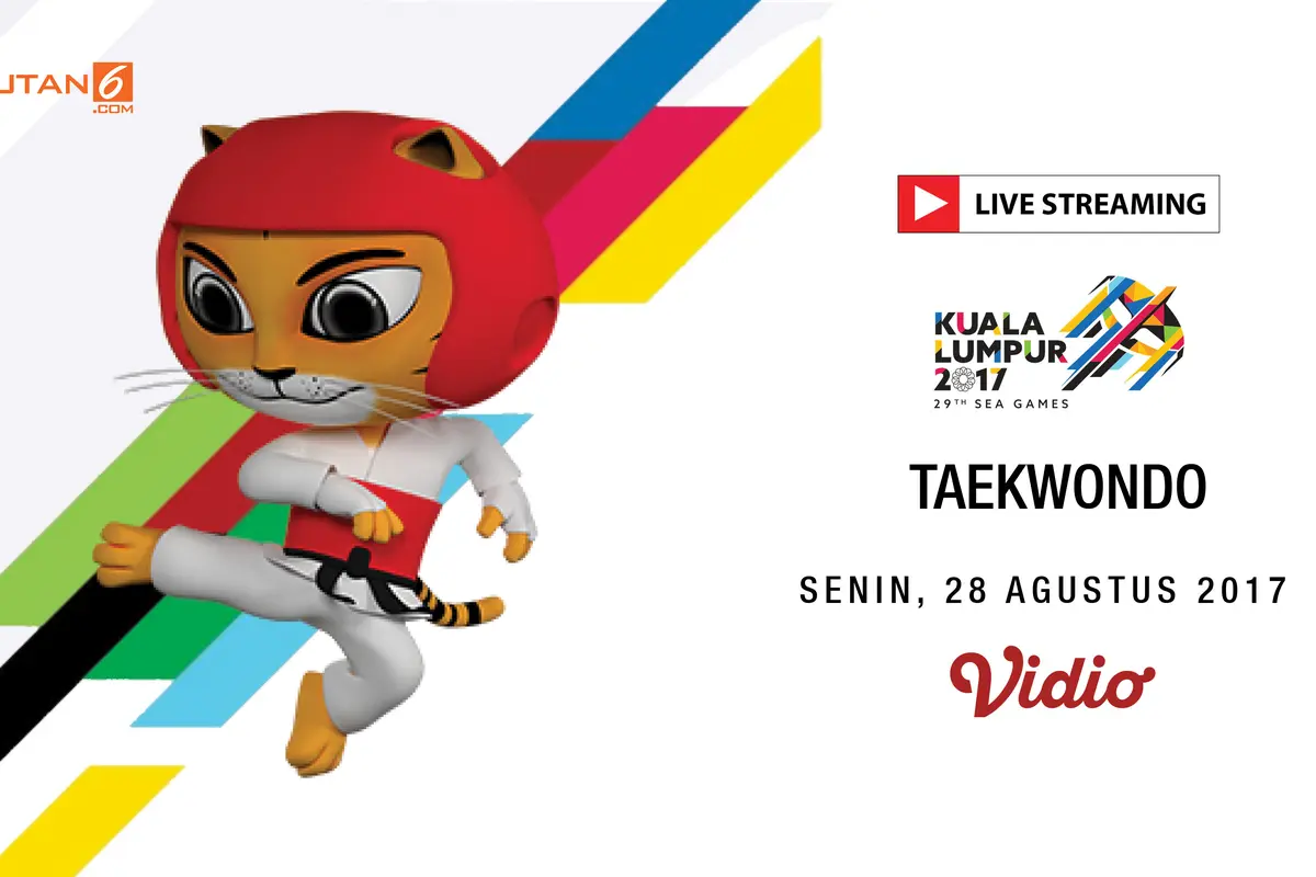 Banner Livestreaming Taekwondo sea games 2017