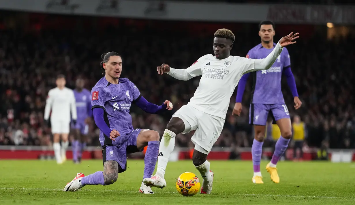 Liverpool sukses menyingkirkan Arsenal dengan skor 2-0. (AP Photo/Kirsty Wigglesworth)