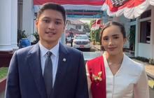 Dampingi Sang Suami, 8 Foto Beby Tsabina Tampil Cantik Seperti Ibu Pejabat Saat Hadiri Upacara HUT RI ke-79