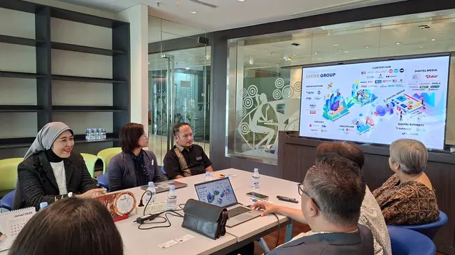 Direktur Komunikasi PT Indonesia Morowali Industrial Park (IMIP) Emilia Bassar dalam Media Visit Emtek, di SCTV Tower, Jakarta, dikutip Rabu (11/2/2026). (Liputan6.com/Arief)