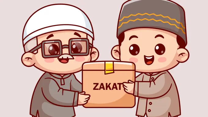 Ilustrasi zakat, Islami