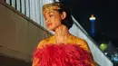 <p>Potret Andien Aisyah dengan latar belakang Monumen Nasional (Monas). (Foto: Instgaram/ andienaisyah)</p>