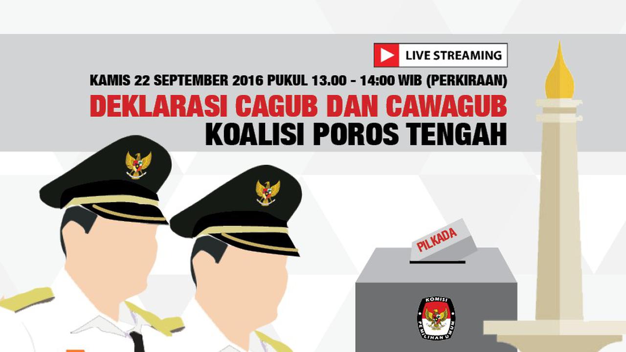 Live Streaming Deklarasi Penantang Ahok-Djarot
