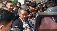 Menteri Energi dan Sumber Daya Mineral (ESDM) Bahlil Lahadalia resmi menandatangani Nota Kesepahaman (MoU) bersama pemerintah Singapura terkait ekspor listrik. (Foto: Liputan6.com/Arief R)