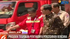 Presiden Jokowi menjelaskan, saat ini peralatan dan sarana-prasana yang kita miliki dalam penangangan bencana sudah baik.