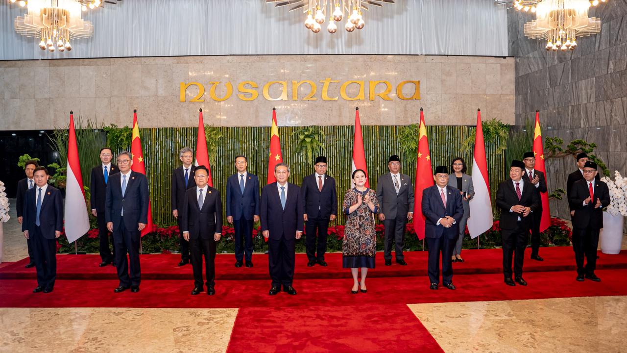 Ketua DPR RI Puan Maharani menerima kunjungan resmi Perdana Menteri Republik Rakyat Tiongkok (RRT) Li Qiang di Gedung DPR