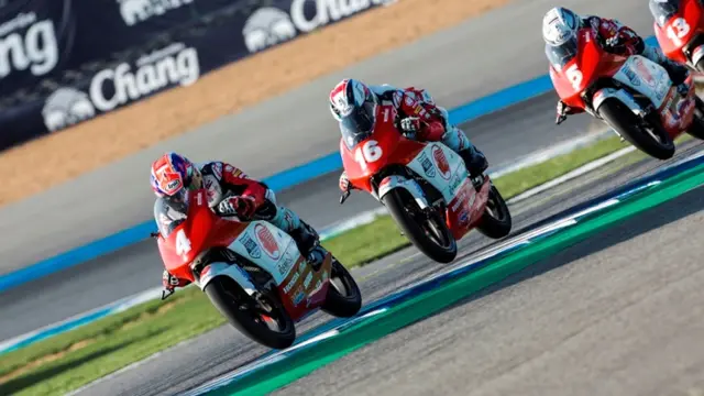 Pembalap binaan PT. Astra Honda Motor (AHM), Afridza Munandar.