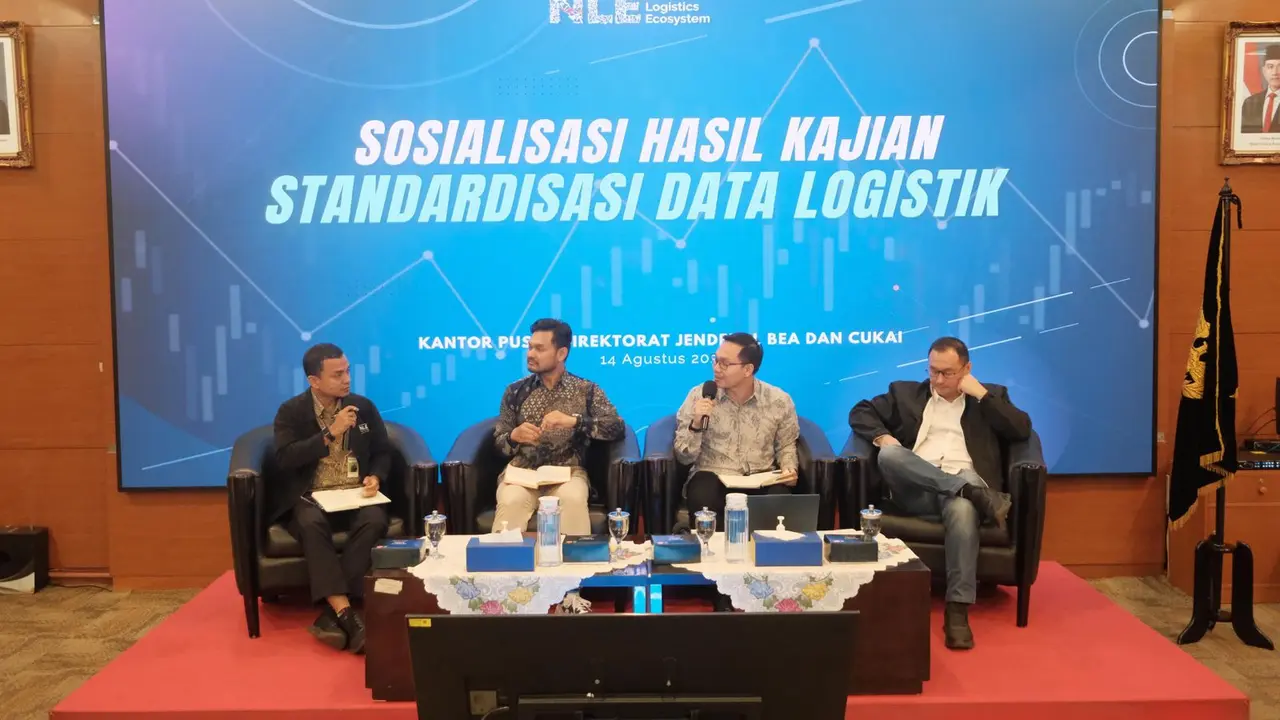 Bea Cukai melalui Tim Transisi Ekosistem Logistik Nasional menggelar Sosialisasi Kajian Standarisasi Data di Kantor Pusat Bea Cukai, Jakarta. (Istimewa)