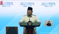 Prabowo Ungkap Ciri Pemimpin Pengkhianat