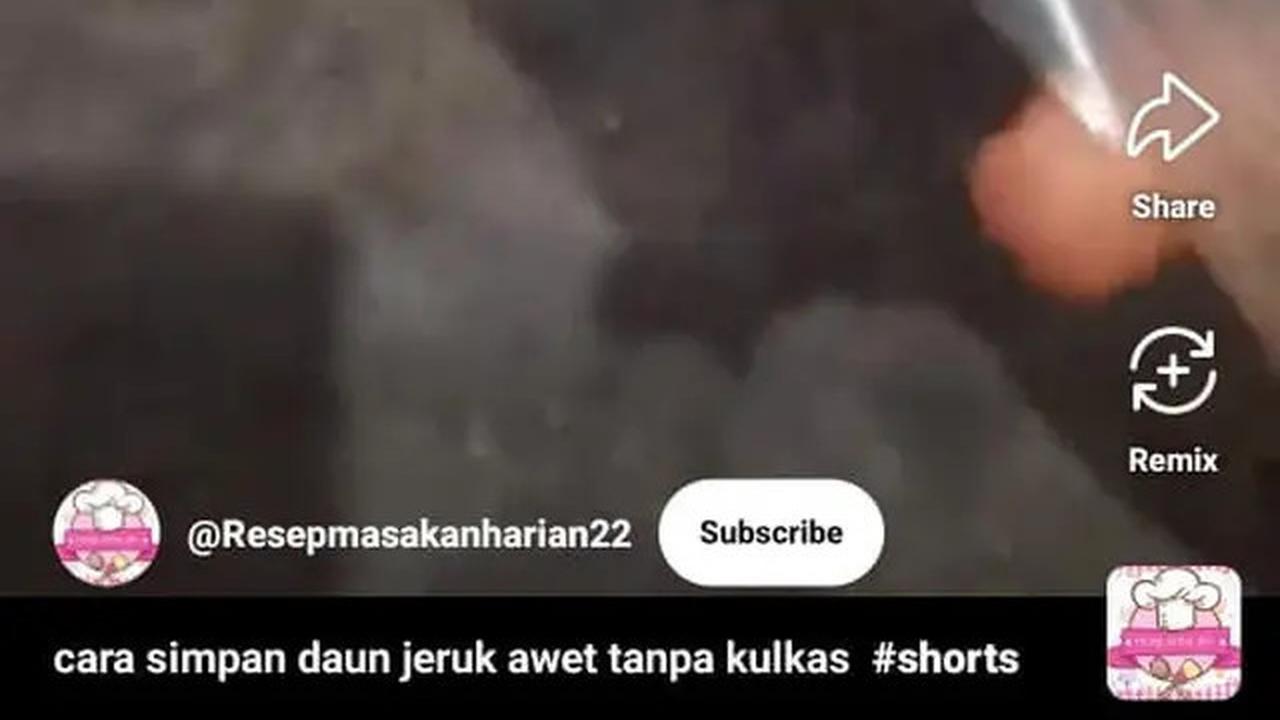 Cara Menyimpan Daun Jeruk agar Tetap Segar hingga Seminggu