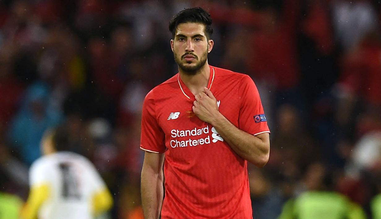 Emre Can menjadi gelandang bertahan andalan The Reds dan pernah mengantarkan Liverpool menjadi runner-up Liga Champions 2017/2018. Ia memutuskan hengkang ke Juventus pada 2018 dan apesnya hanya dimainkan sebanyak 45 laga. (AFP/Paul Ellis)