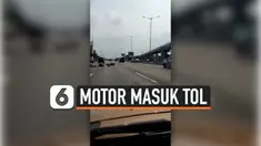 motor masuk tol