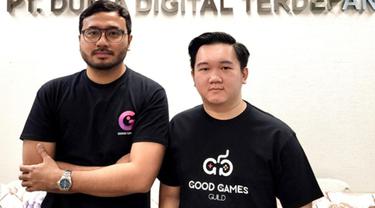 Founder & CEO Good Games Guild, Aditia Kinarang bersama mitranya Wilsen Tiomajaya