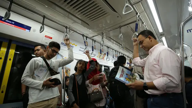 Kampanye KeREADta Sukses Digelar di MRT Jakarta
