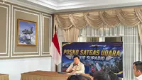 Tiba di Pontianak, Prabowo Pimpin Rapat Penanganan Kebakaran Hutan