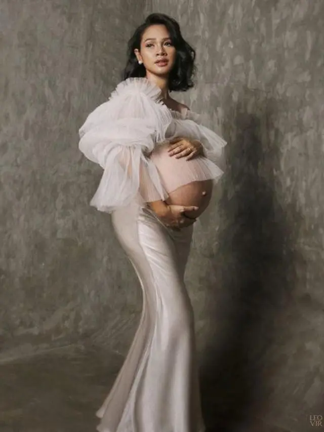 Andien maternity shoot (Instagram/andienaisyah)