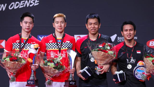 Kevin Sanjaya Sukamuljo/Marcus Fernaldi Gideon, Mohammad Ahsan/Hendra Setiawan, Denmark Terbuka 2019
