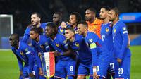 Starting XI Timnas Prancis pada laga melawan Ukraina di Kualifikasi Piala Dunia 2026 zona Eropa -&nbsp;AP Photo/Christophe Ena