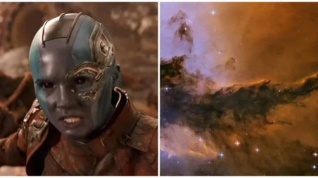Potret Cocoklogi Kostum Nebula Avengers vs Galaksi Nebula