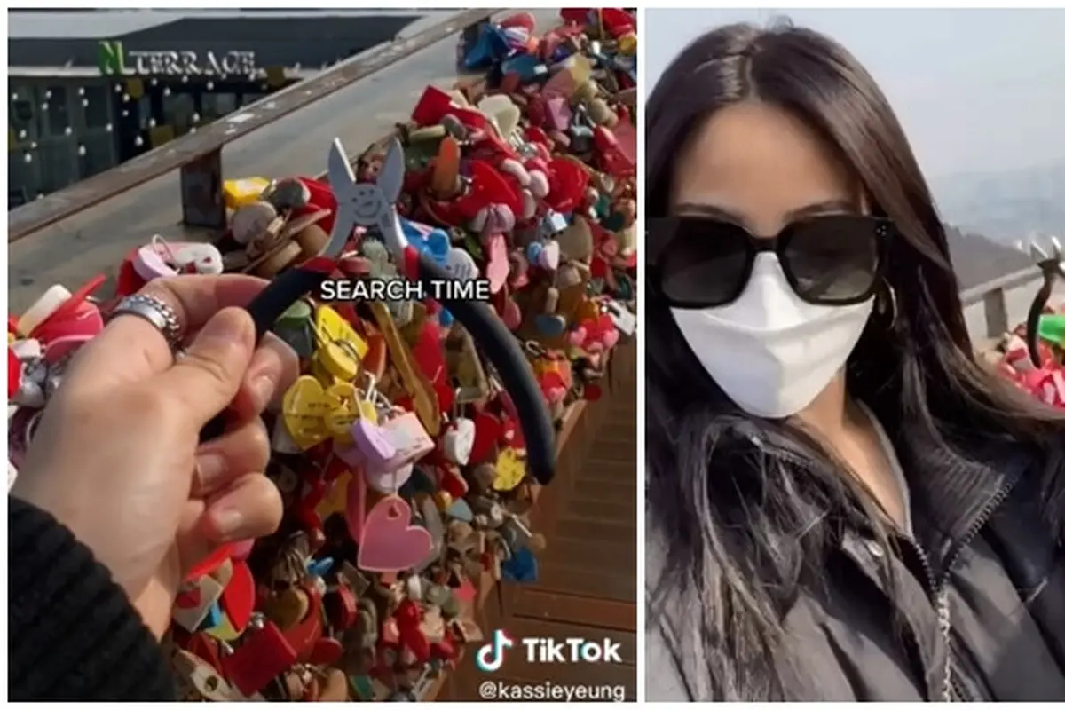 Putus Hubungan, Perempuan Terbang dari AS ke Korea untuk Buka Gembok Cinta