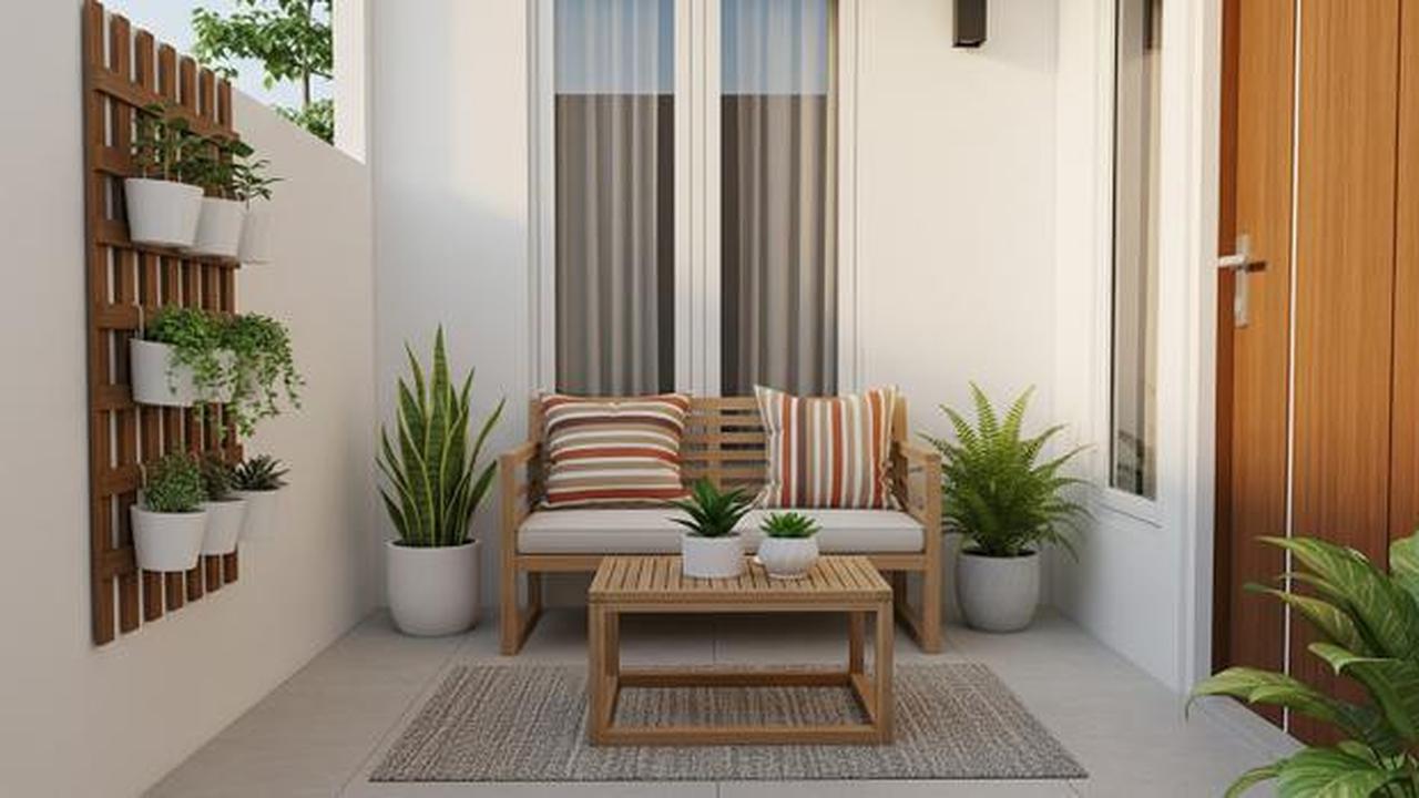 7 Desain Teras Kecil Tapi Modern, Cocok Buat Nongkrong dan Ngopi Santai