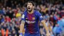 3. Luis Suarez (Barcelona) - 11 Gol (3 Penalti). (AFP/Pau Barrena)