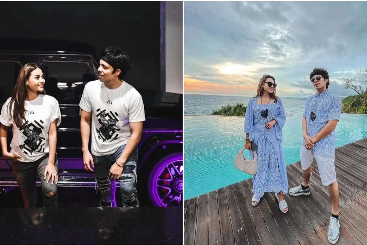 6 Gaya Kasual Atta Halilintar dan Aurel Hermansyah, Pengantin Baru yang Couple Goals Banget