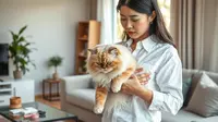 Ilustrasi kucing (Foto: AI)