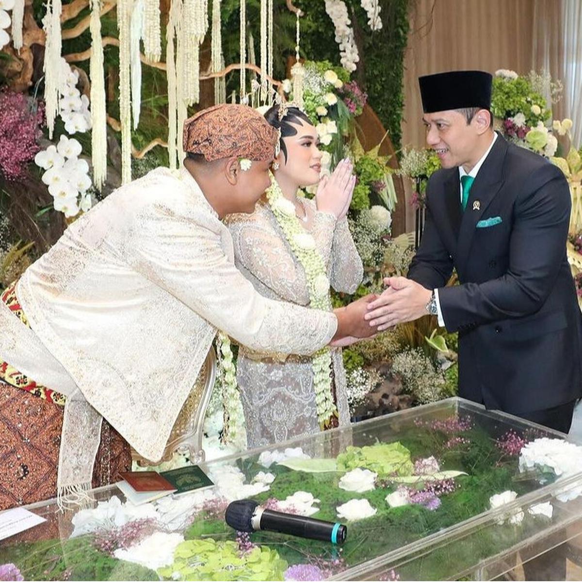 AHY jadi Saksi Nikah