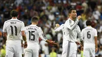 Real Madrid Selebrasi (GERARD JULIEN / AFP)