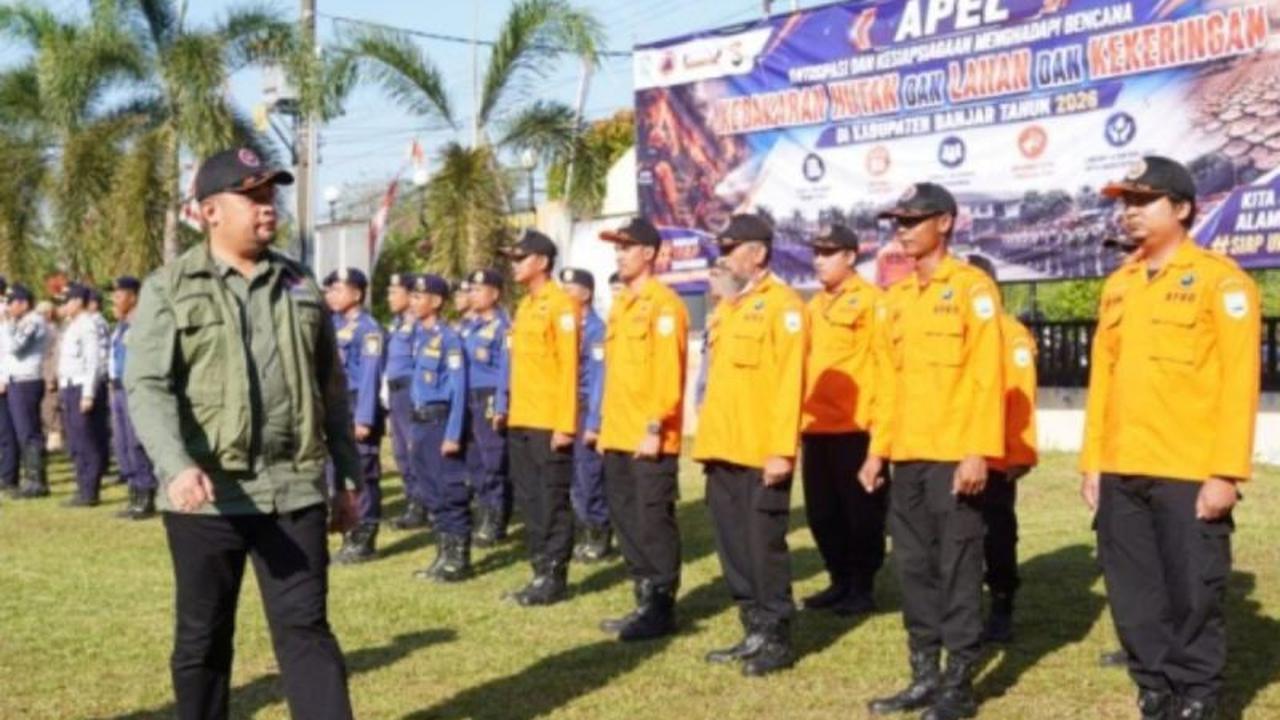 BPBD Banjar Perkuat Pencegahan Karhutla di Enam Kecamatan Rawan, Antisipasi Kemarau Panjang 2026