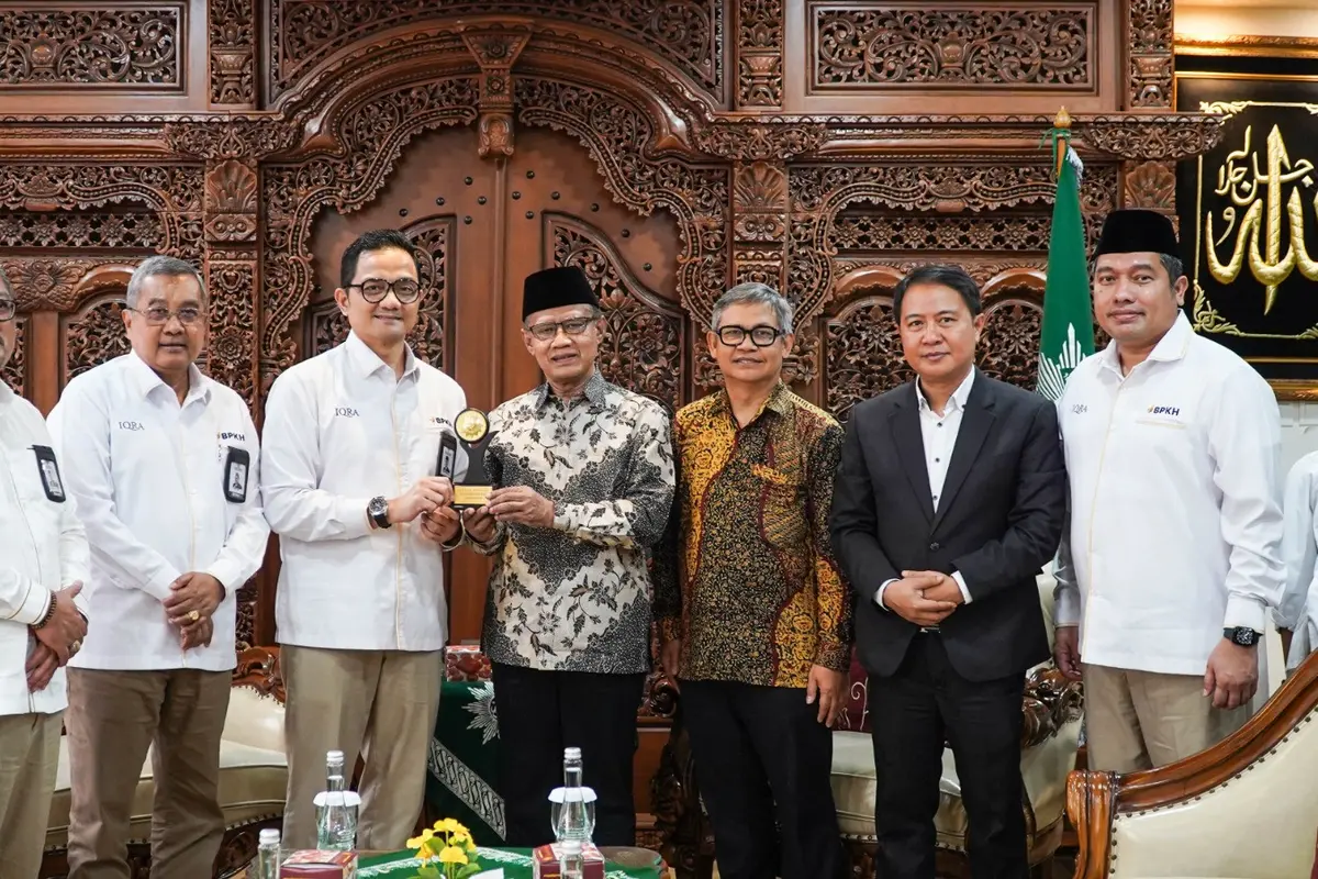 Badan Pengelola Keuangan Haji (BPKH) mengunjungi Kantor Pimpinan Pusat (PP) Muhammadiyah di Jakarta (Istimewa)