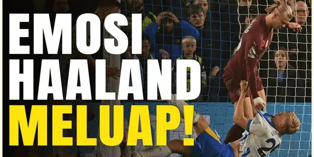 VIDEO: Manchester City Dipermalukan Brighton 1-2, Erling Haaland Sampai Baku Hantam