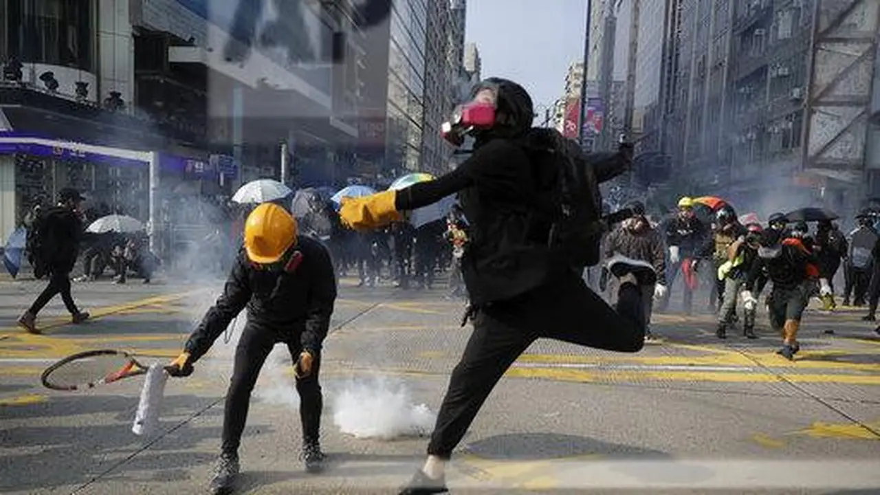 Demonstrasi Hong Kong.