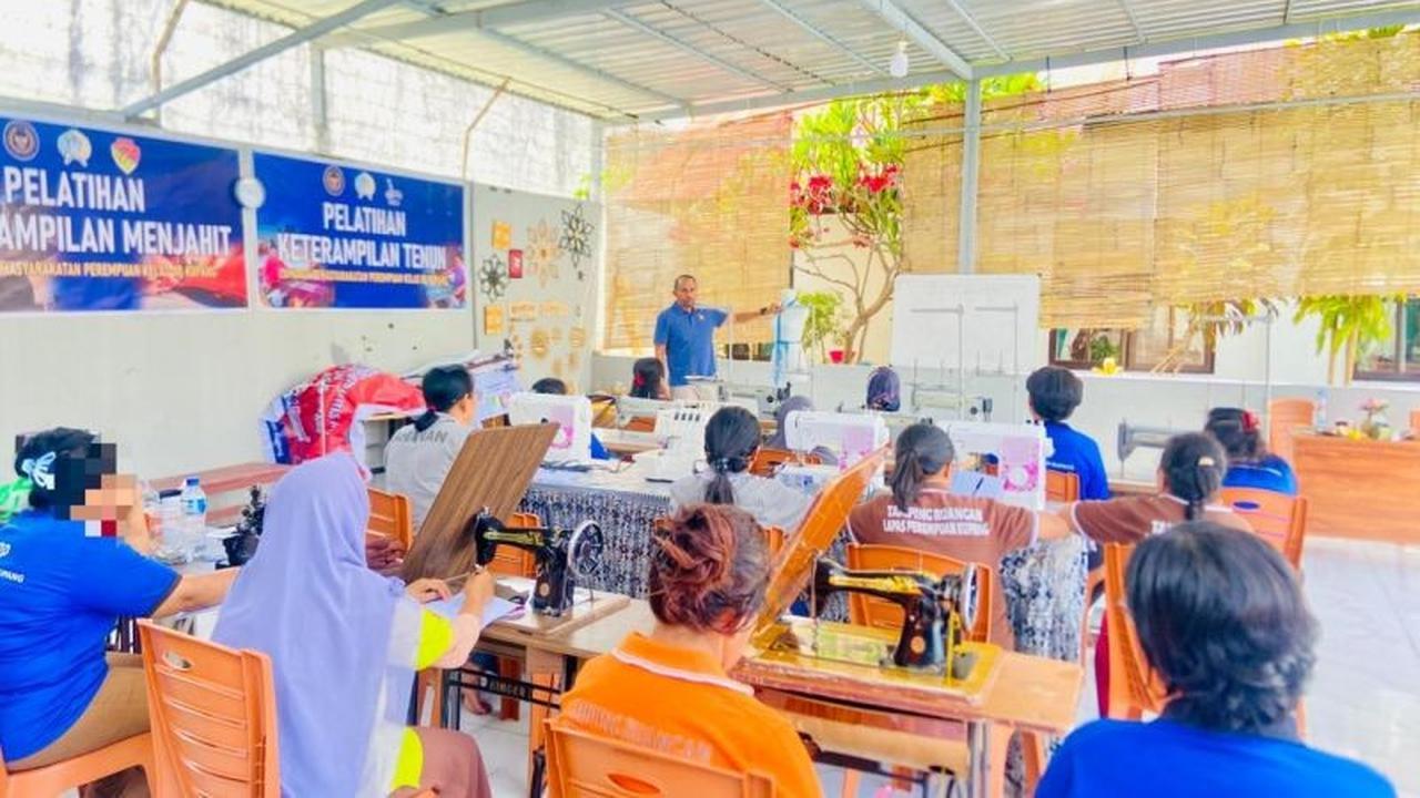 Tingkatkan Kemandirian, Lapas Perempuan Kupang Gelar Pelatihan Keterampilan Warga Binaan