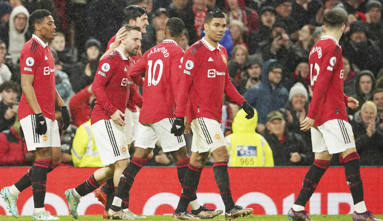 Berkat kemenangan ini, Manchester United semakin kokoh di posisi keempat klasemen dengan poin 35. Sementara itu, Bournemouth semakin terpuruk di peringkat 15 dengan poin 16. (AP Photo/Dave Thompson)