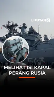 Melihat Isi Kapal Perang Rusia
