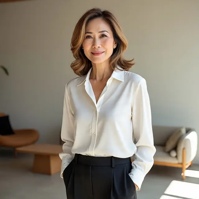 10 Gaya Rambut Hits 2025 yang Bikin Wanita Usia 50 Tahunan Tampil Lebih Muda