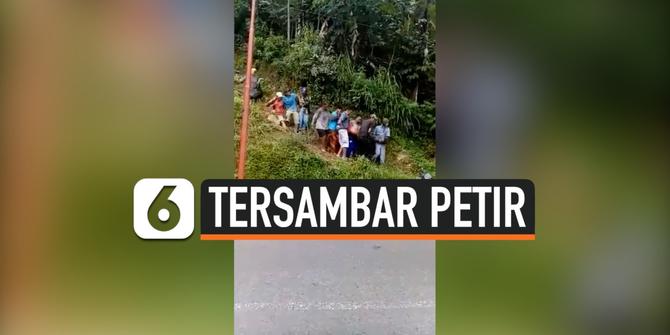 VIDEO: Enam Warga Banjarnegara Tersambar Petir, Satu Tewas