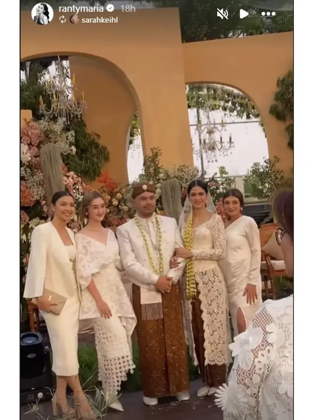 6 Potret Bridesmaid di Pernikahan Hana Saraswati, Ada Angela Gilsha hingga Ranty Maria