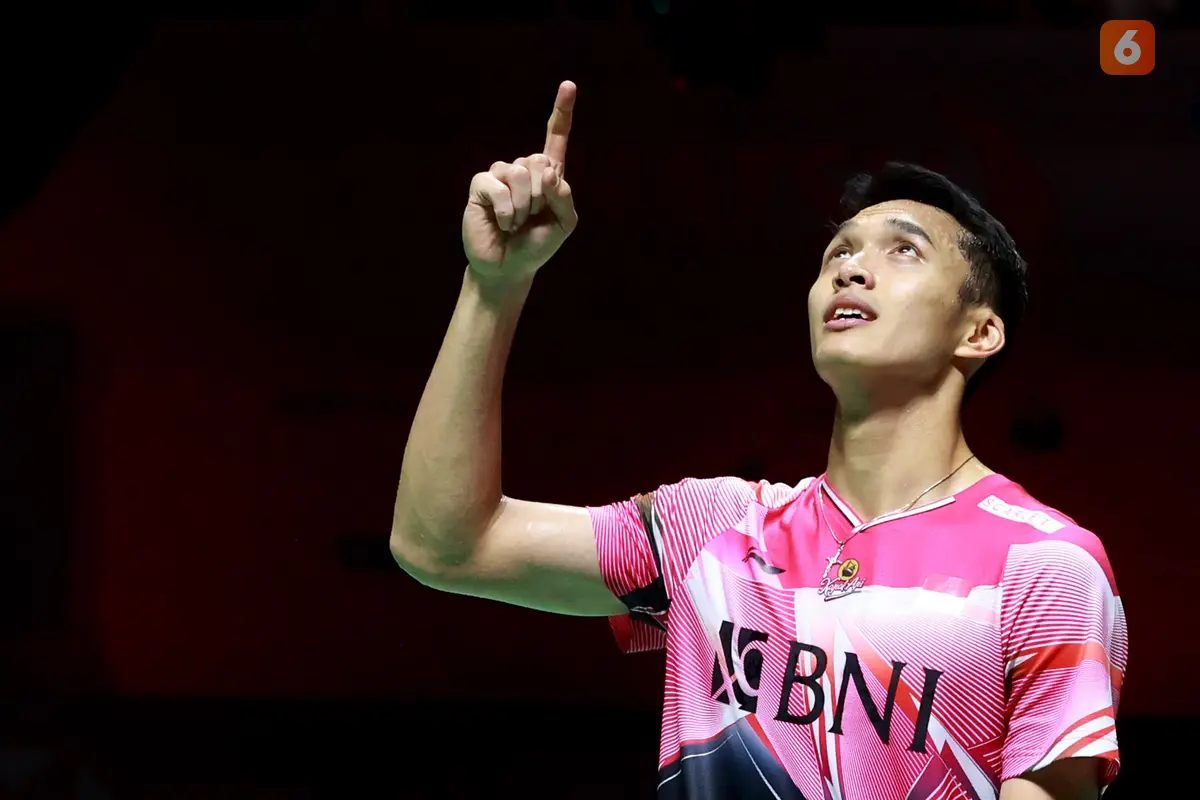 Foto: Lebih Matang dan Jarang Eror, Jonatan Christie Taklukkan Chico dalam All Indonesian Final Indonesia Masters 2023