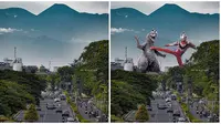 8 Editan Foto Gunung Gede Pangrango dari Jakarta ala Netizen Ini Bikin Gelang Kepala
