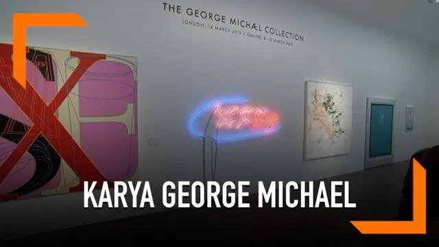 Balai Lelang Christie gelar pameran karya seni milik George Michael. Setelahnya, lalu akan dilelang untuk disumbangkan pada suatu yayasan amal.