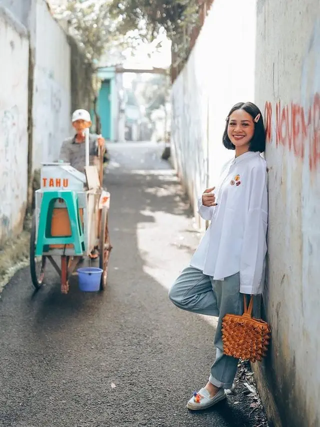 7 Potret Andien Pose di Tempat Anti Mainstream Ini Hasilnya Estetik