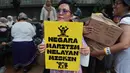 Aliansi Ibu Indonesia turut menyuarakan keresahan di Kawasan Bundaran Hotel Indonesia Jakarta Pusat, Rabu (28/10/2026). (KLY/Budy Santoso)