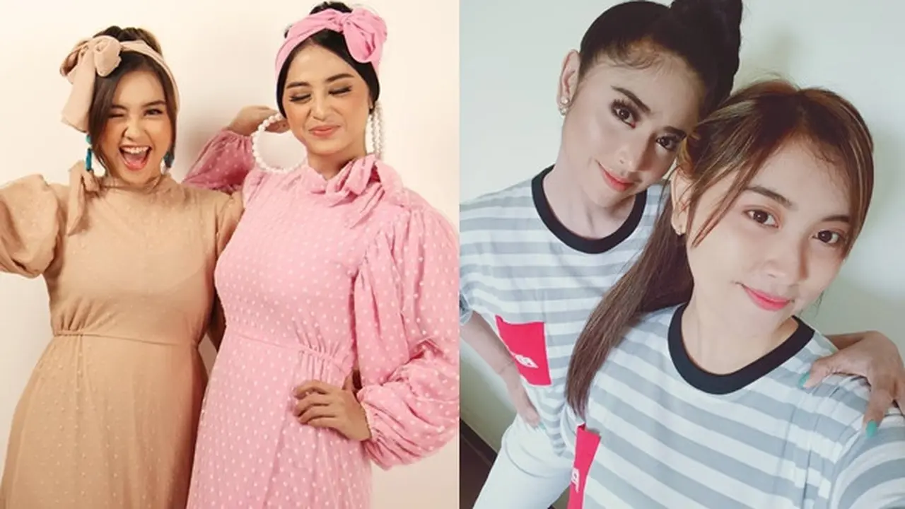 Selalu Kompak, Ini 6 Potret Dewi Perssik dan Lebby Wilayati Pakai Baju Kembar