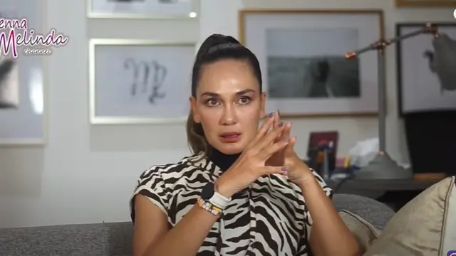 Luna Maya saat berbincang dengan Venna Melinda