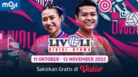 Jadwal Livoli 2022 Divisi Utama Seri Pertama Banyuwangi Live Vidio, 11 sampai 13 Oktober 2022 Live Vidio