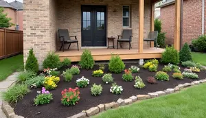 Rumah Sederhana Bahan Bata dengan Teras Kayu (Meta AI)